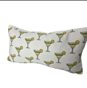Hello Sunshine Cocktail Print Decorative Throw Pillow